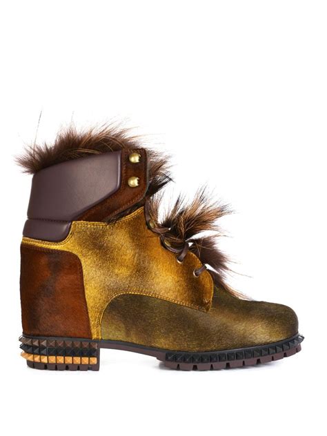 fendi fur boots